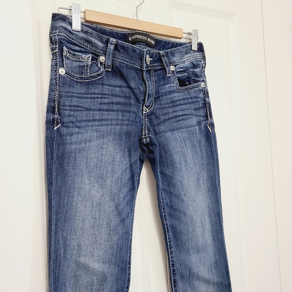EXPRESS Skinny Low Rise Jeans - Picture 2 of 4